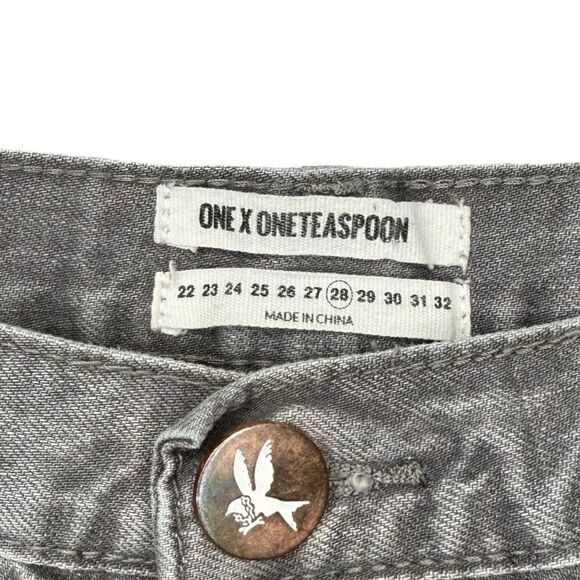 |EUC|âONE TEASPOON âAwesome Baggiesâ Mid Rise Relaxed Leg Distressed Jeans - Picture 6 of 7